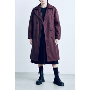 MARIDÒ Double-Breasted‎ Down/Padded Coat Sz:54(XL)Deep Plum–EU Luxury Brand NWT